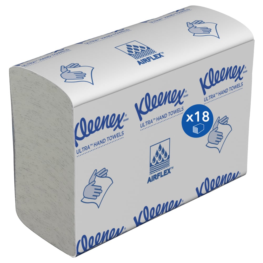4633 SCOTT Kleenex Folded Paper Towel, 241 x 191 mm, 2 Ply, 2700 Sheets