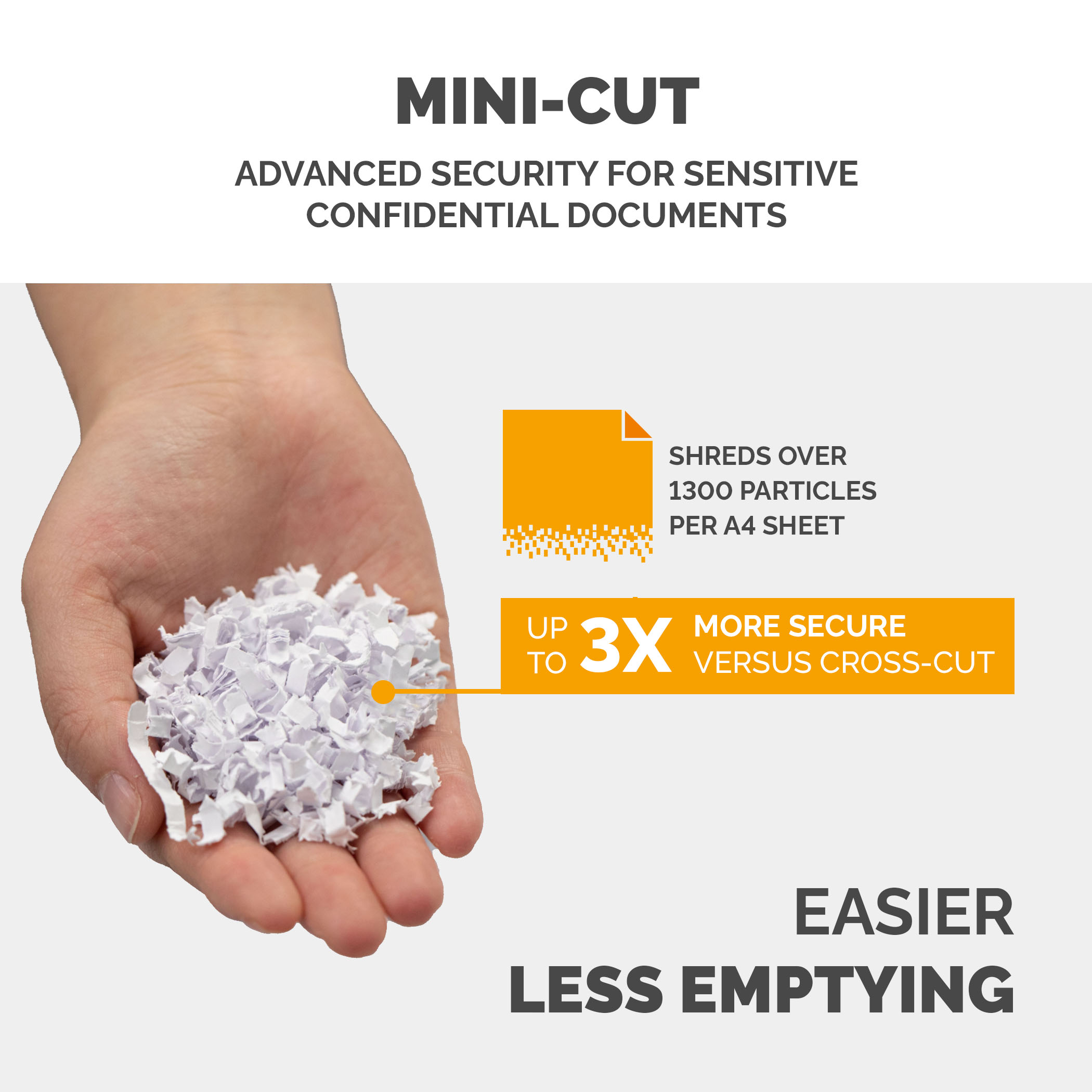 4633701 Fellowes AutoMax 90M 17 L Mini Shredder