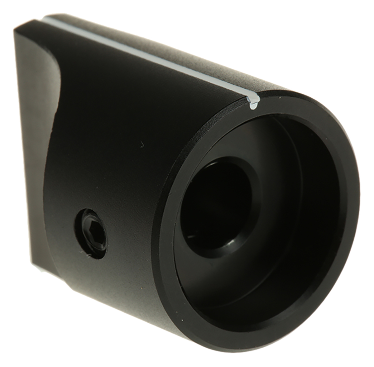 467-2441 RS PRO 19 mm Knob Diameter Black Potentiometer Knob for 6.4 mm Shaft Screw Fix