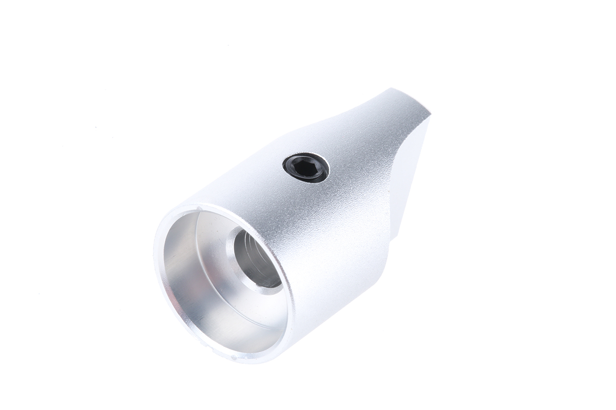 467-2479 RS PRO 16.4 mm Knob Diameter Silver Potentiometer Knob for 6 mm Shaft Screw Fix