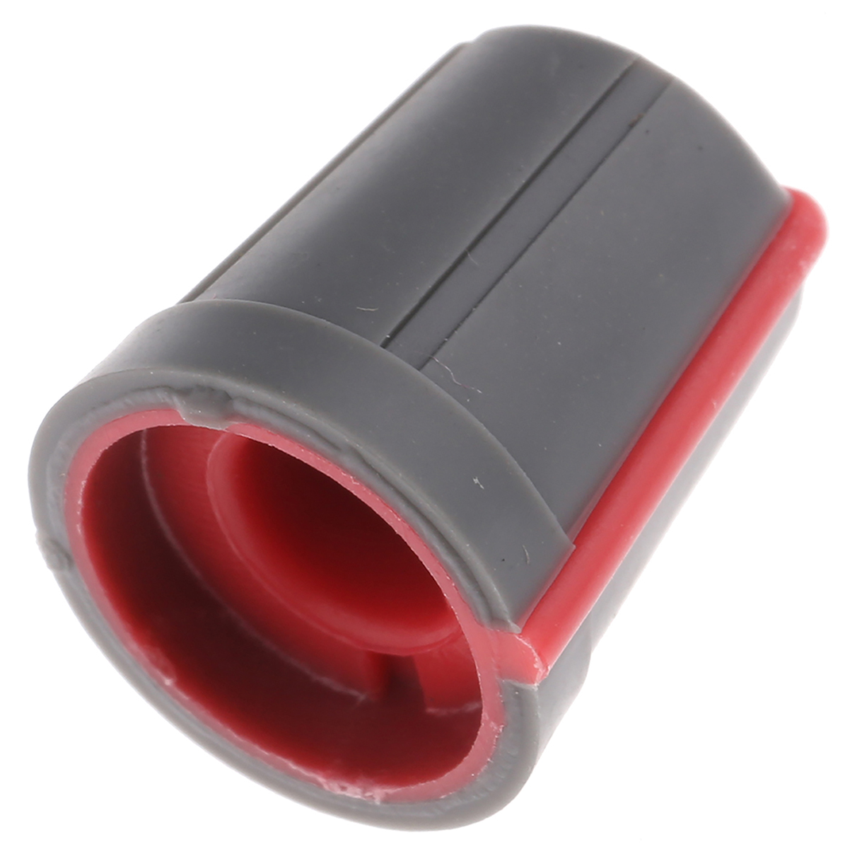 RS PRO 13 mm Knob Diameter Grey Potentiometer Knob for 6 mm Shaft D Shaped