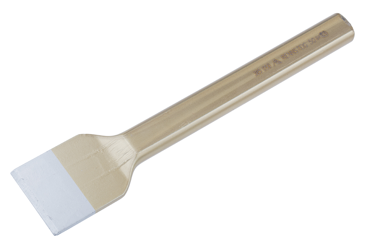 RS PRO 1 Piece Chrome Vanadium Steel Brick Bolster Chisel, 50.0 mm Blade Width
