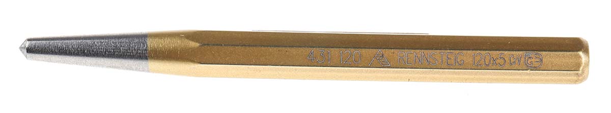 467-6623 RS PRO 1-Piece Punch, Centre Punch, 10.0mm Shank, 120mm Overall