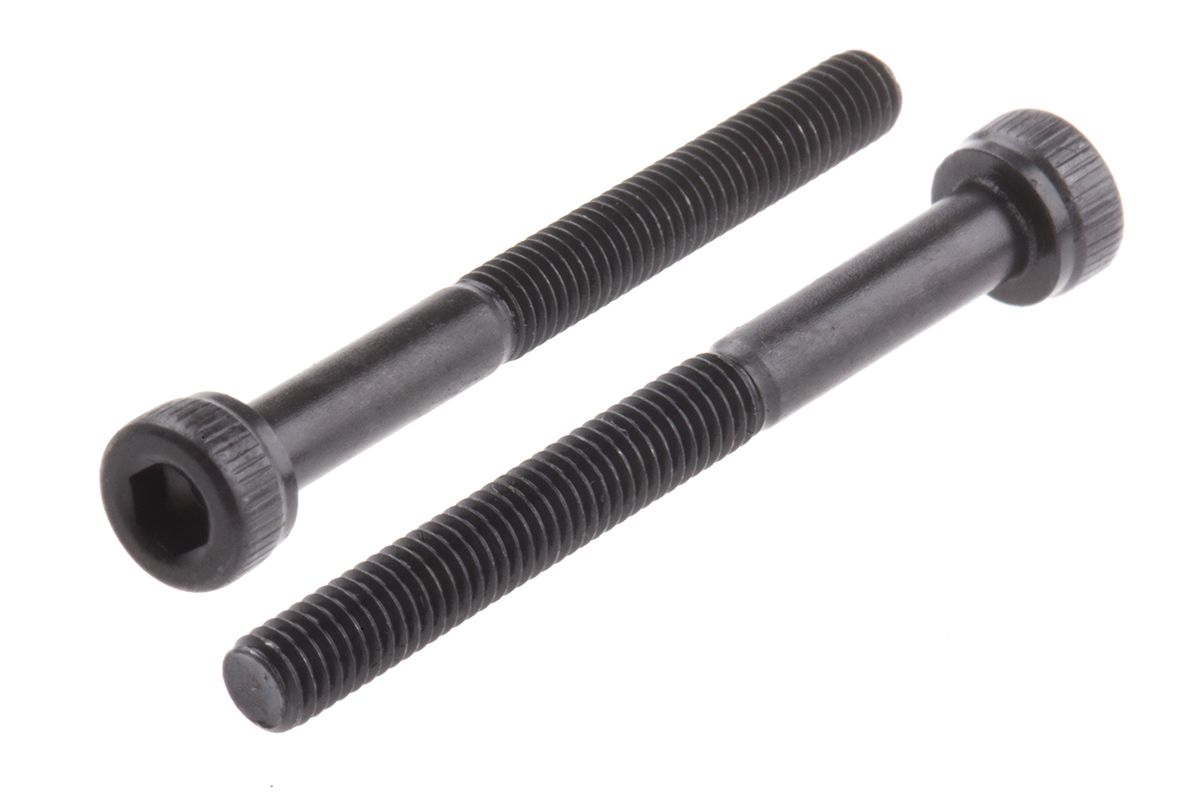 RS PRO Plain Steel Hex Socket Cap Screw, Hex Socket, M3 x 30 mm
