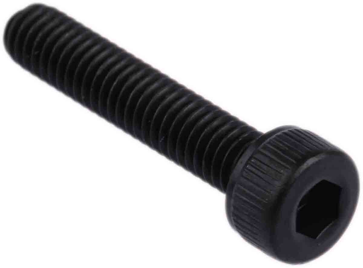RS PRO Plain Steel Hex Socket Cap Screw, Hex Socket, M4 x 20 mm
