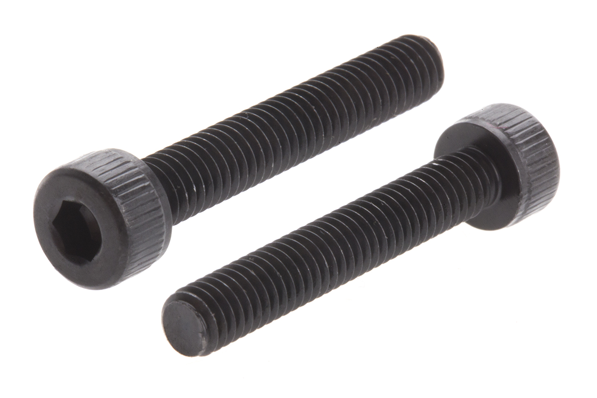 RS PRO Plain Steel Hex Socket Cap Screw, Hex Socket, M4 x 25 mm