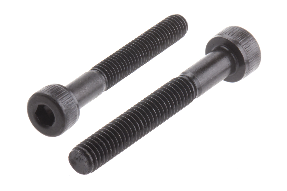 RS PRO Plain Steel Hex Socket Cap Screw, Hex Socket, M4 x 30 mm