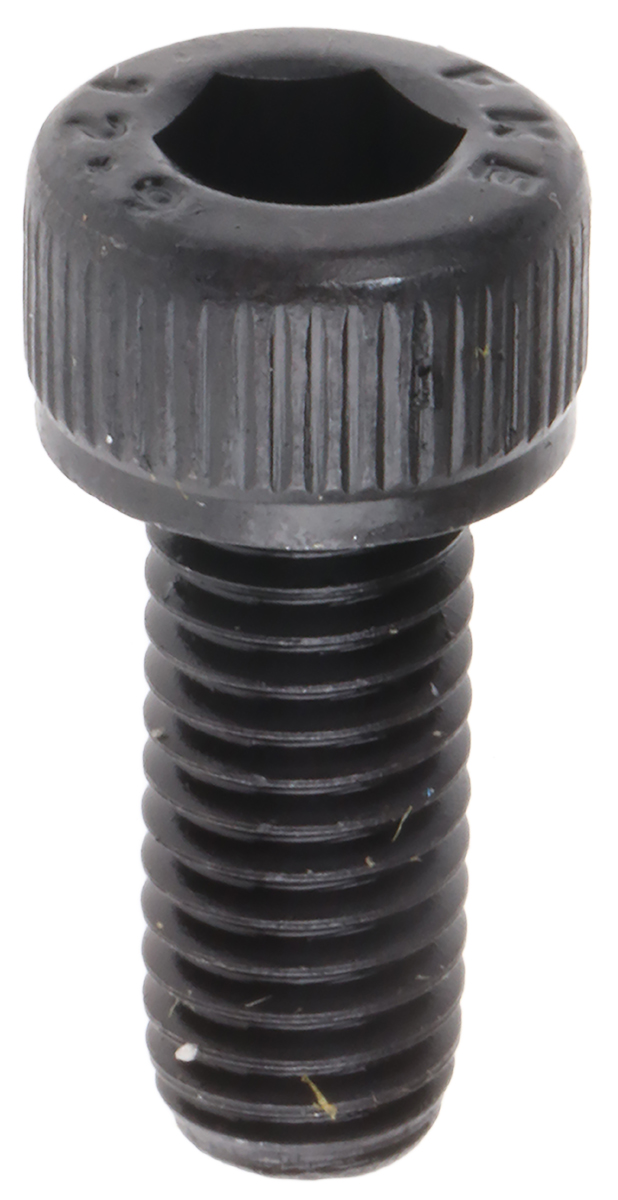 RS PRO Plain Steel Hex Socket Cap Screw, Hex Socket, M5 x 12 mm