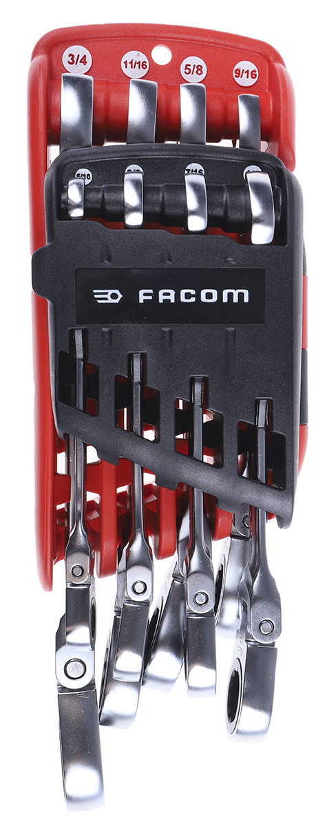 Facom 8-Piece Spanner Set, 5/16 to 3/4 in