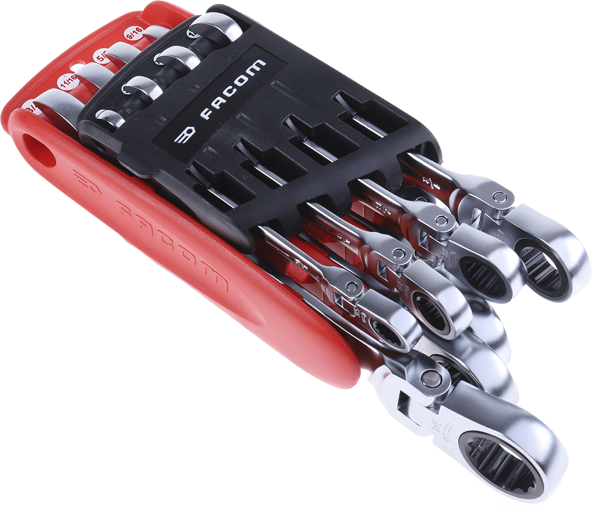 467fjpu8 Facom 8-Piece Spanner Set, 5/16 to 3/4 in