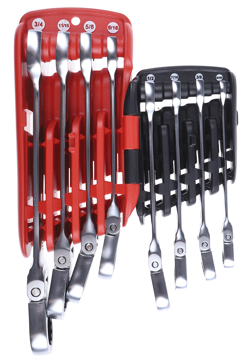 467fjpu8 Facom 8-Piece Spanner Set, 5/16 to 3/4 in