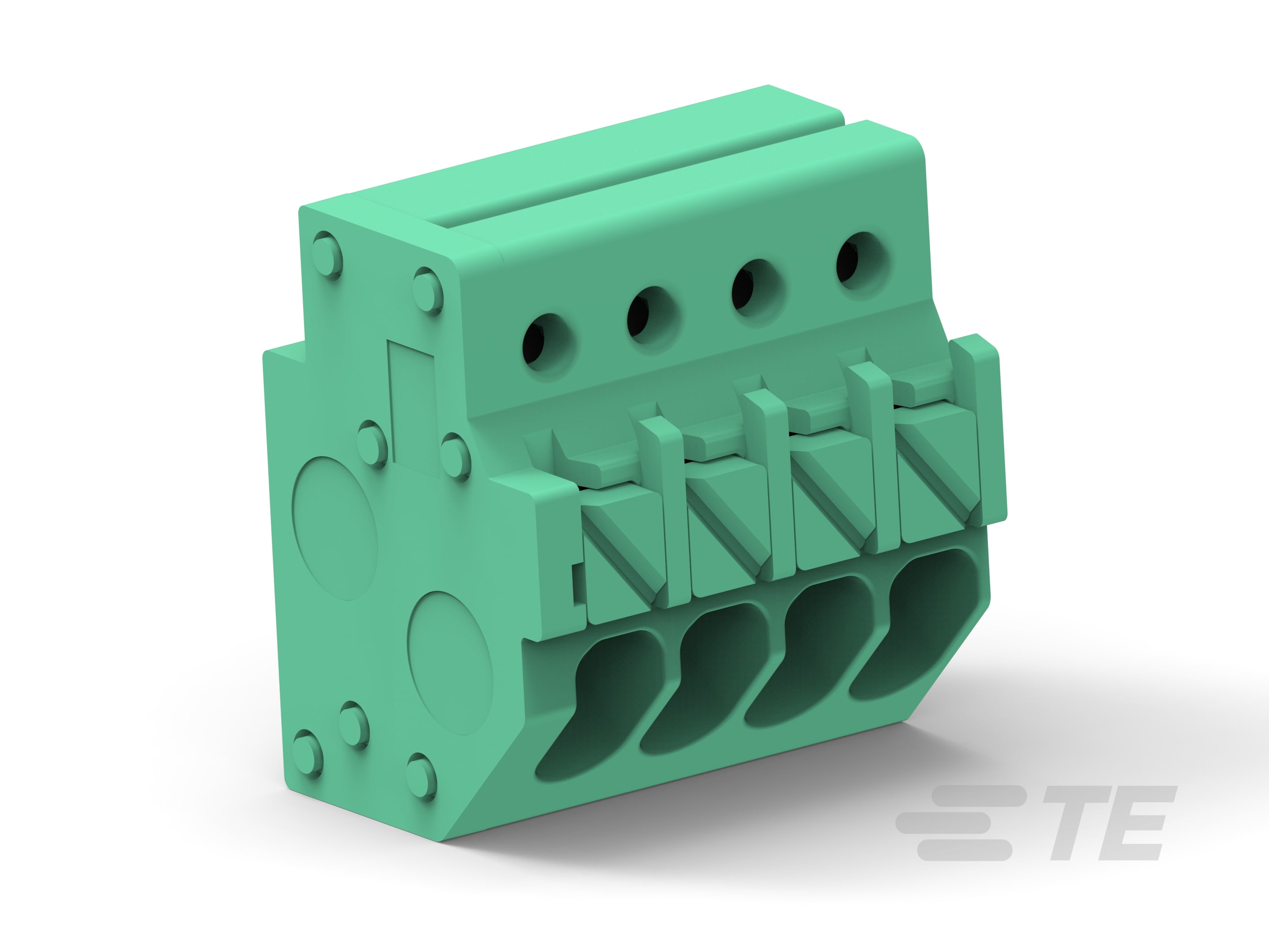 TE Connectivity, 3.5mm Pitch, Buchanan, 6 Way, Vertical, Pluggable Terminal Block, Plug, Board Mount, Push In