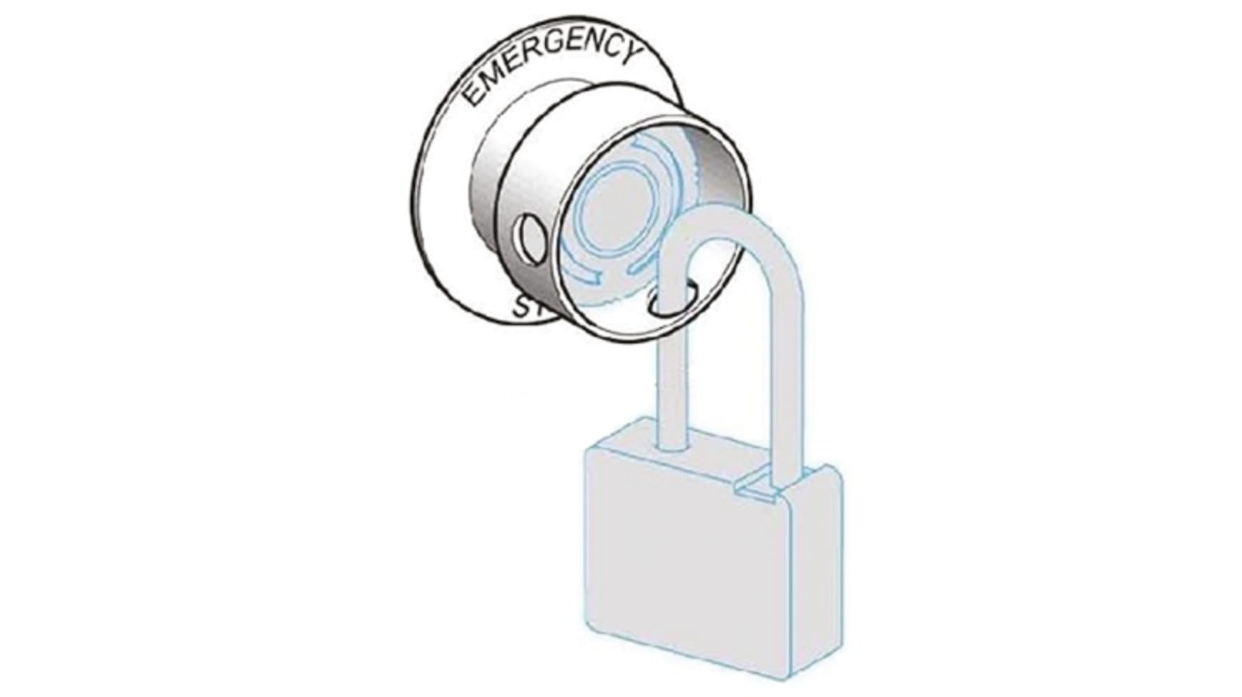 zbz3605 Schneider Electric Push Button Cap, For Use With XB4 BS844/ XB4 BS9445 / ZB4 BS844 / ZB4 BS944 Series