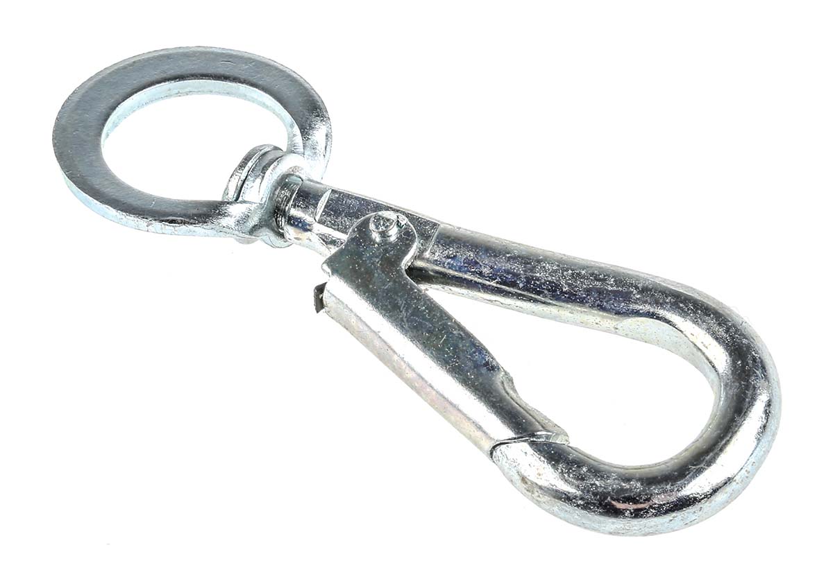 470-755 RS PRO Swivel Spring Hook Steel