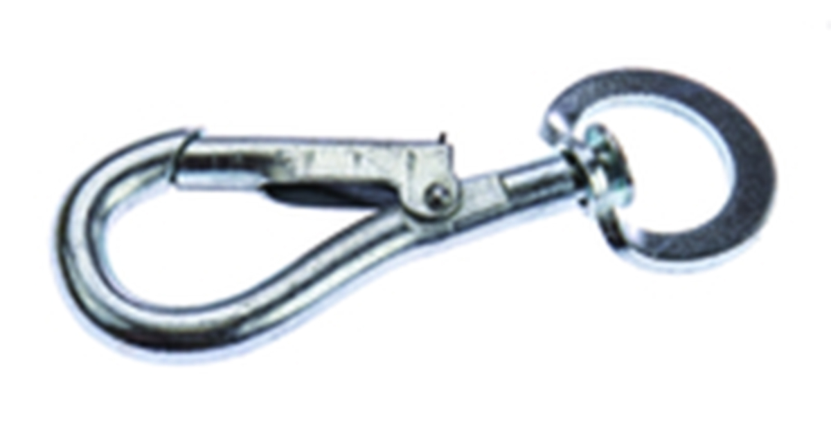 RS PRO Zinc Plated Steel Swivel Spring Hook