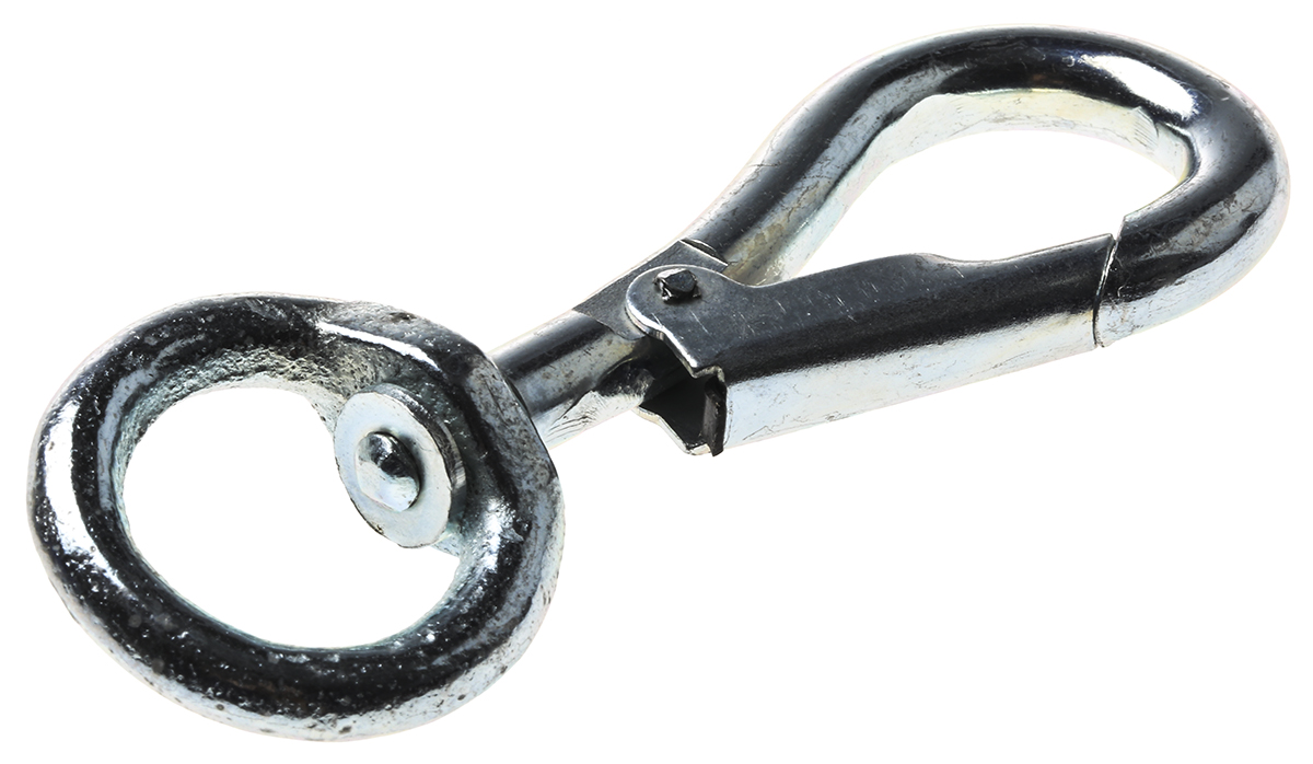 RS PRO Swivel Spring Hook Steel