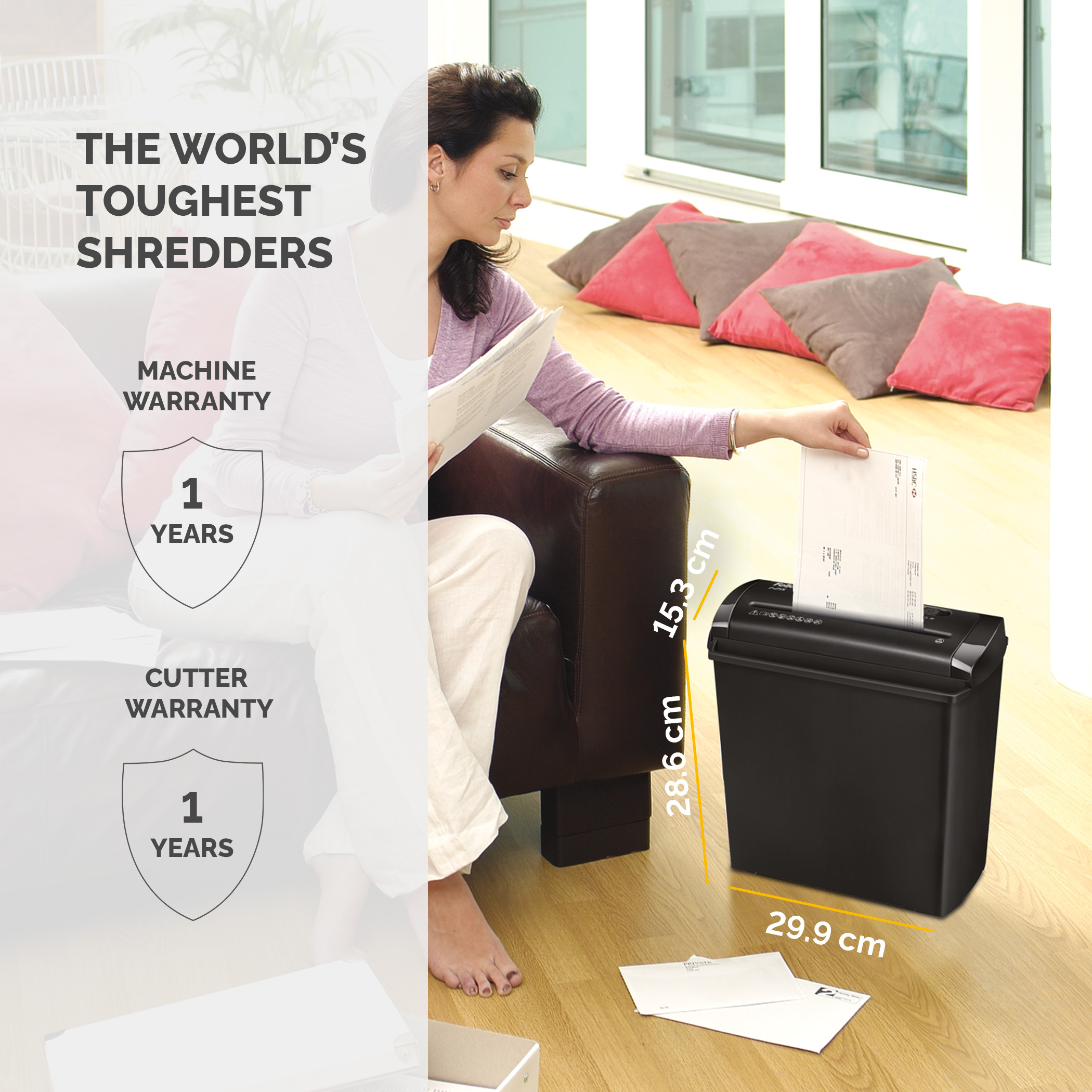 4701101 Fellowes 470 11 L Strip Paper Shredder