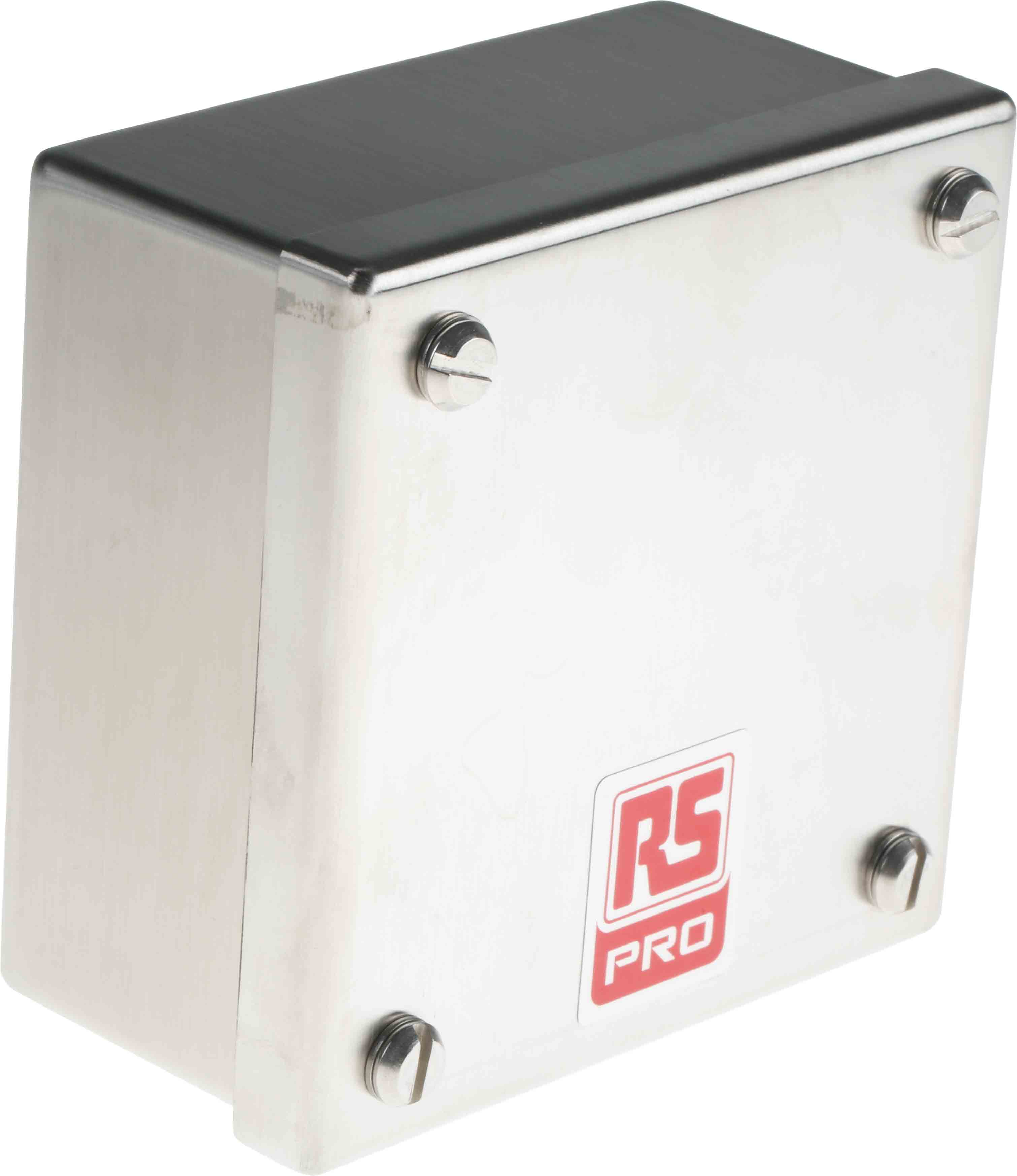 RS PRO 316 Stainless Steel Satin Adaptable Enclosure Box 104mm x 104 mm x 50 mm
