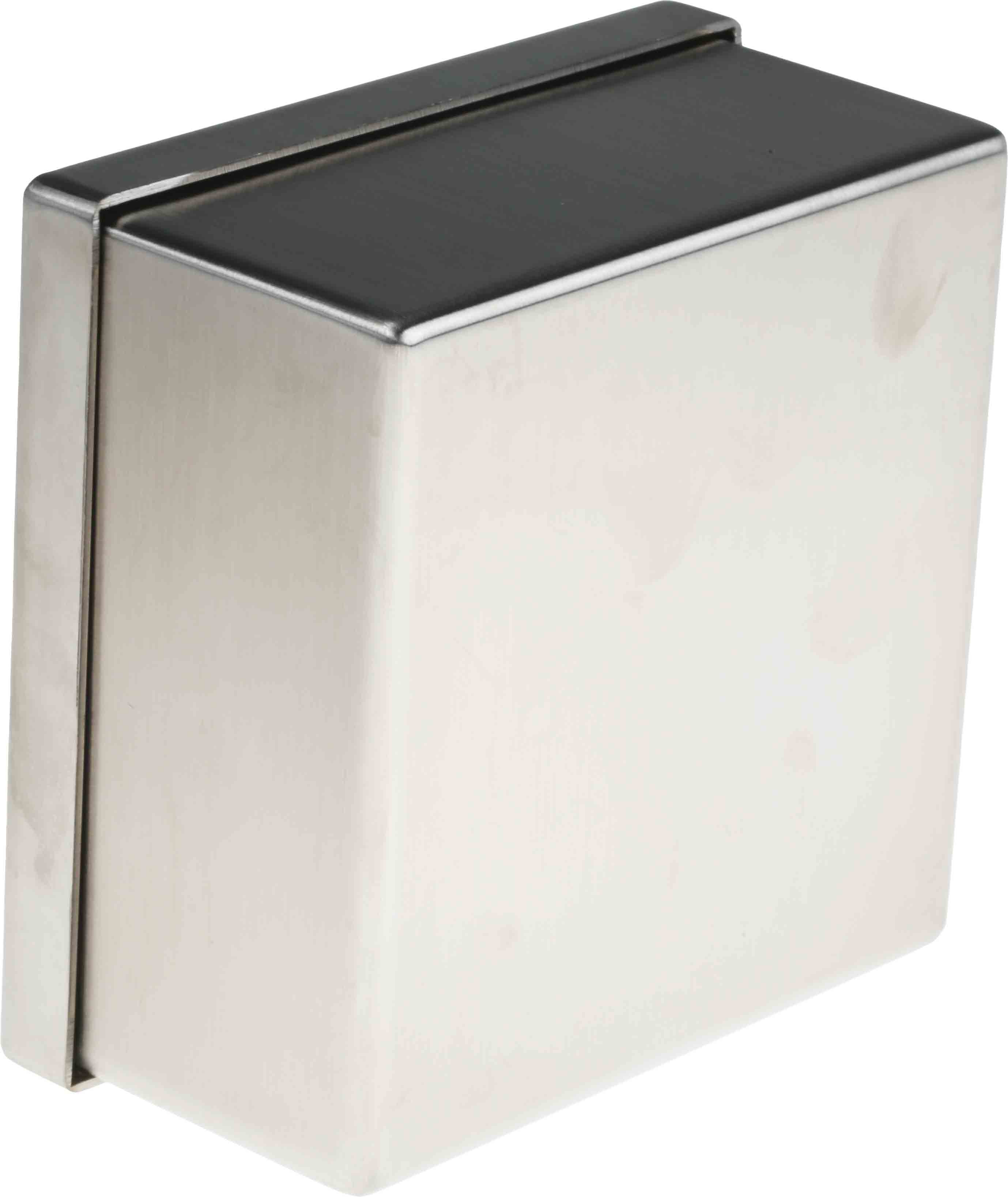 471-1580 RS PRO 316 Stainless Steel Satin Adaptable Enclosure Box 104mm x 104 mm x 50 mm