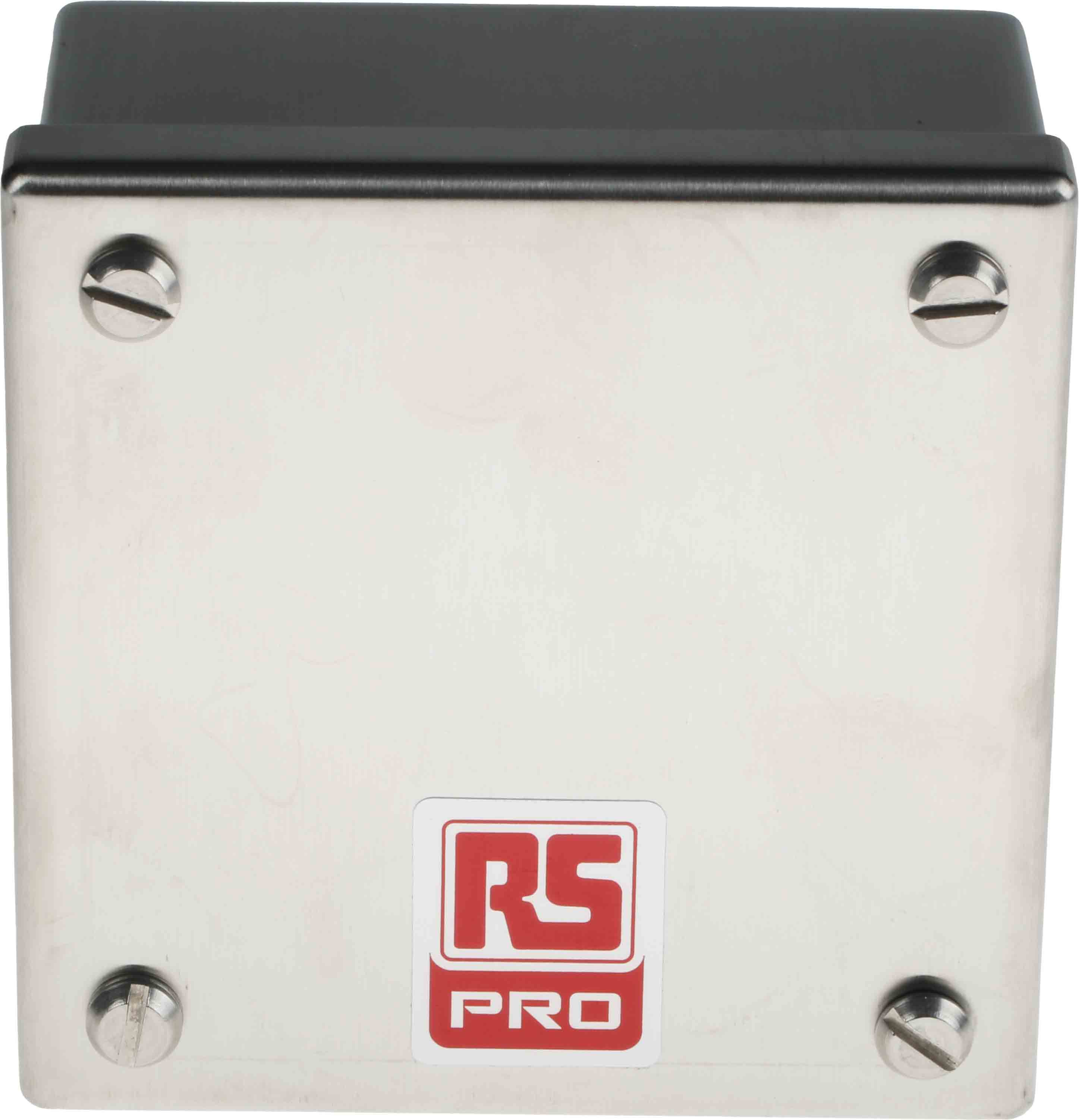 471-1580 RS PRO 316 Stainless Steel Satin Adaptable Enclosure Box 104mm x 104 mm x 50 mm