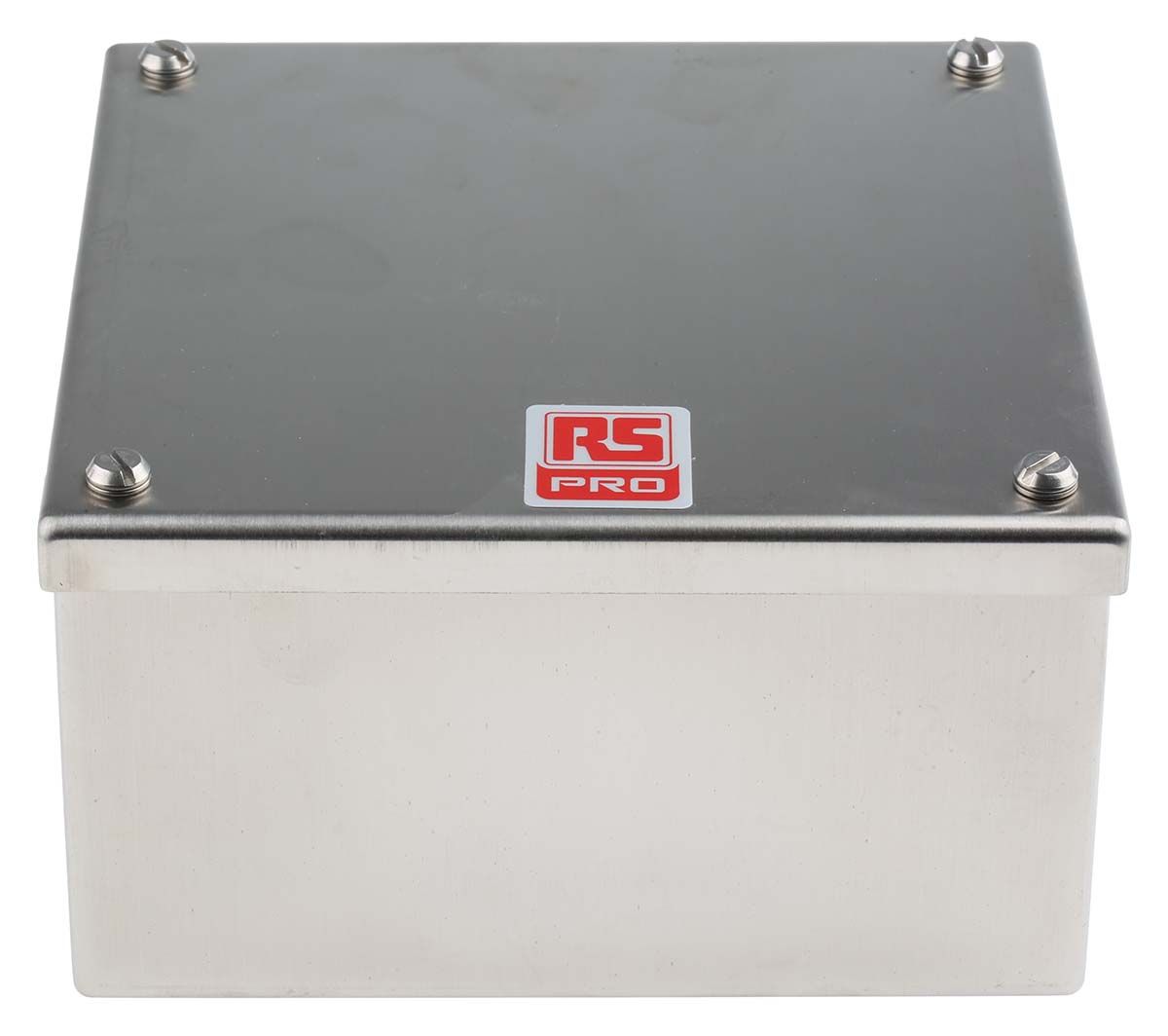 471-1625 RS PRO 316 Stainless Steel Satin Adaptable Enclosure Box 160mm x 160 mm x 85 mm