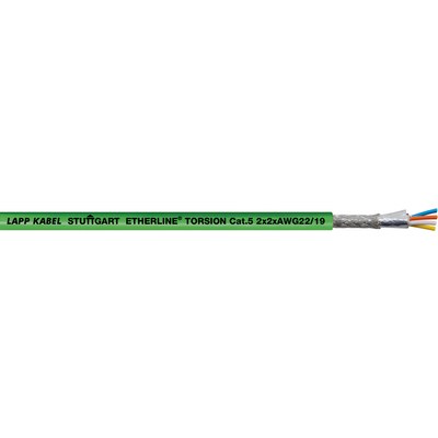 Lapp, 100m Cat5, Green, Tinned Copper Braid, Unterminated