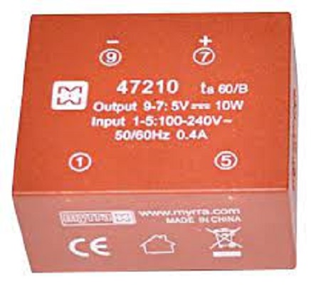 Myrra 5 V 5 Output PCB PCB Transformer, VDC, CE, ENEC, UL, RoHS 10 W