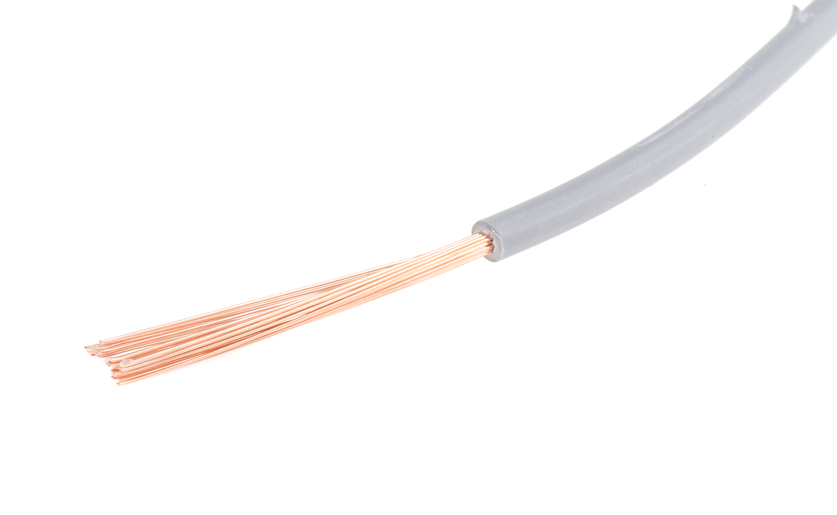 Lapp ÖLFLEX H07Z-K 90° Series Grey 2.5 mm² Hook Up Wire, 100 m, 4726062, Low Smoke Zero Halogen (LSZH) Cross Linked