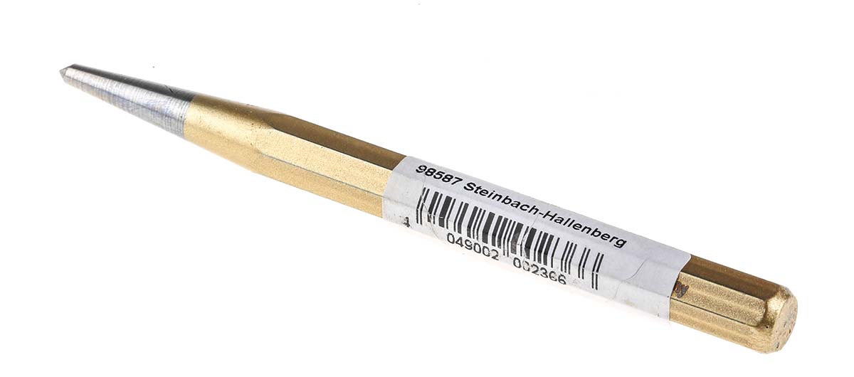 473-0698 RS PRO 1-Piece Punch, Centre Punch, 8mm Shank, 100 mm Overall