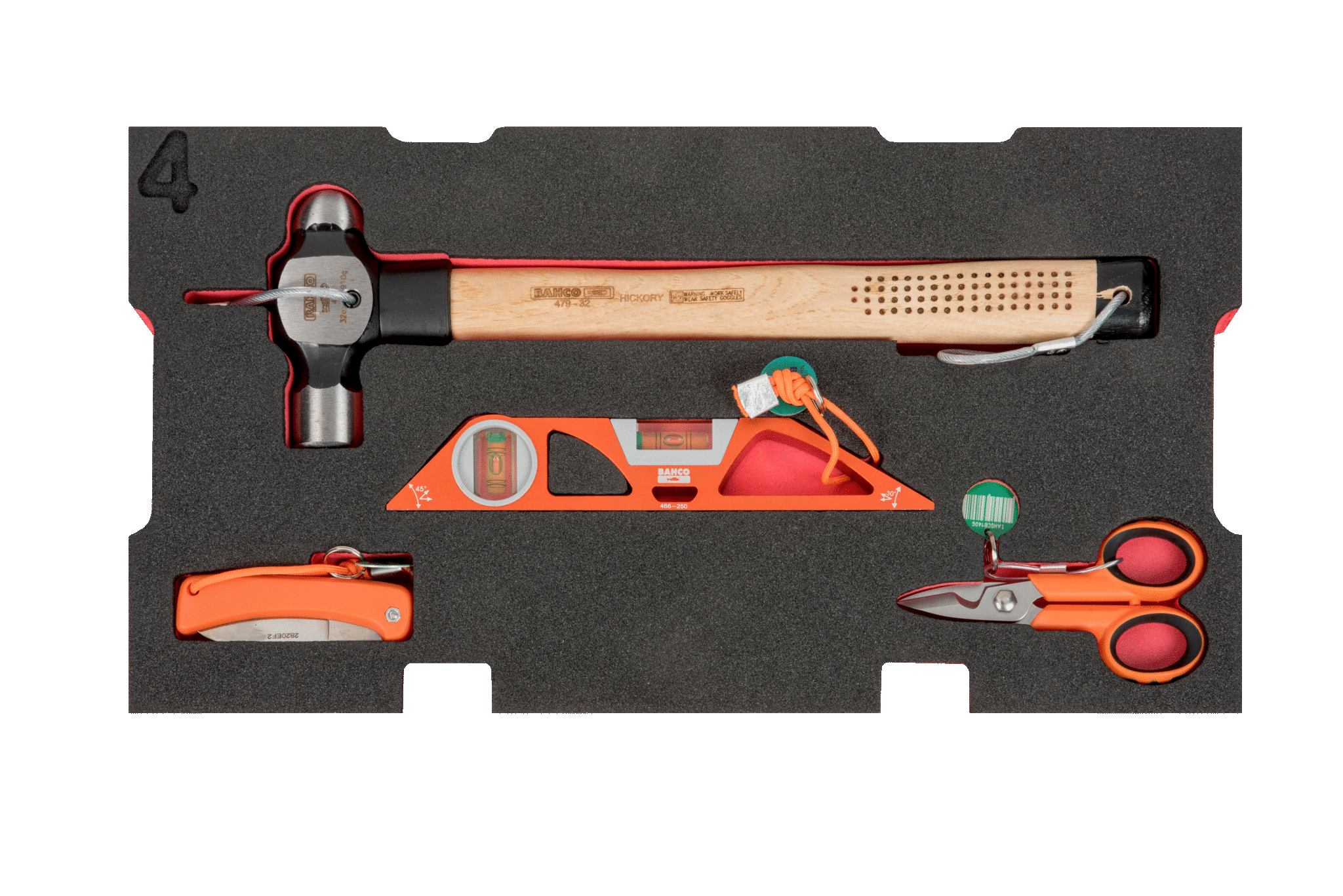 4750rchdw01ff4 Bahco 29 Piece Tool Kit Tool Kit with Case