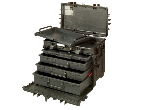 Bahco 4 Drawer Copolymer, Resin Tool Box Wheeled 453 mm 575 mm 340mm