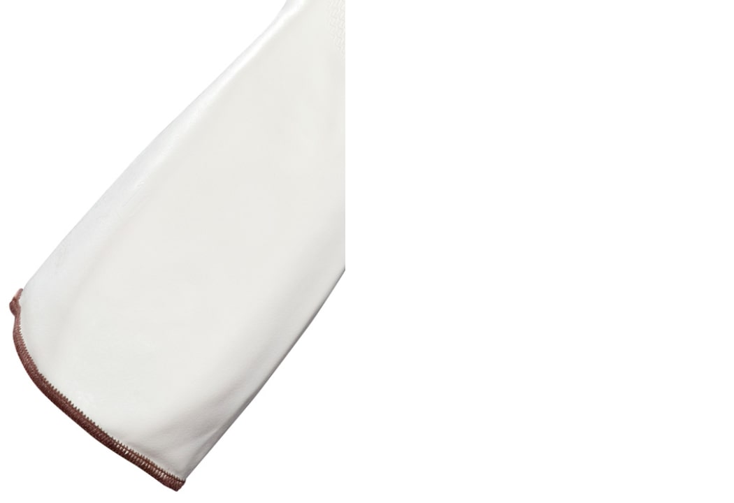 476 Mapa TEMP COOK  White Nitrile Work Gloves, Size 9, Nitrile Coating