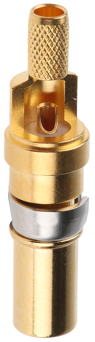 477-7243 RS PRO  DIN 41612, Straight  RG316/U, RG188A/U, RG-174U , Male  Gold , Copper Alloy, Backplane Connector Contact