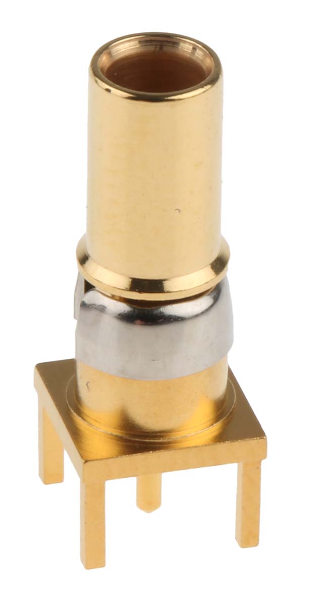 RS PRO  DIN 41612, Straight  Coaxial , Male  Gold , Copper Alloy, Backplane Connector Contact