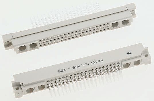477-7322 RS PRO  FDE, Right Angle  RG178B/U, RG174A/U , Male  Gold , Copper Alloy, Backplane Connector Contact