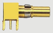 477-7322 RS PRO  FDE, Right Angle  RG178B/U, RG174A/U , Male  Gold , Copper Alloy, Backplane Connector Contact