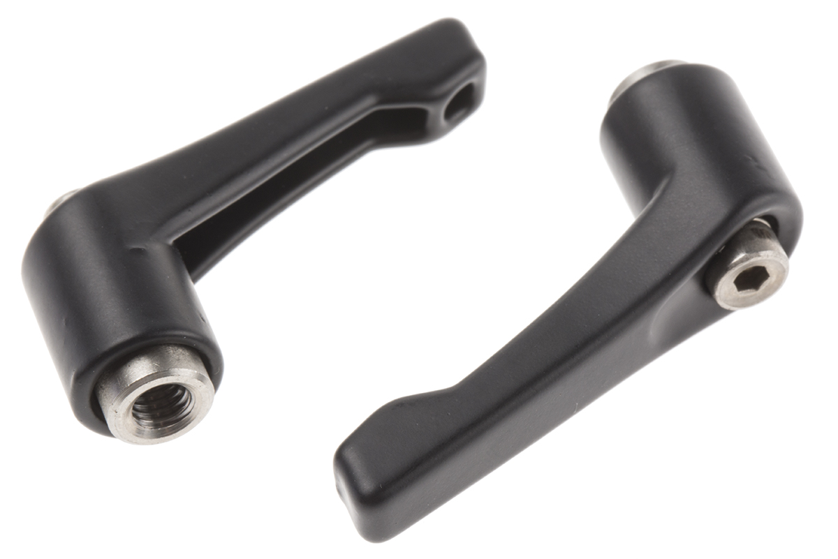 RS PRO Stainless Steel Clamping Lever, M6 x 8 mm