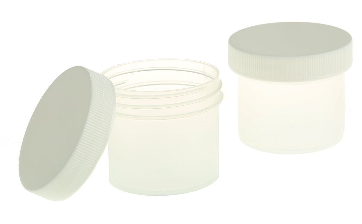 RS PRO 60ml Polypropylene Wide Neck Storage Bottle