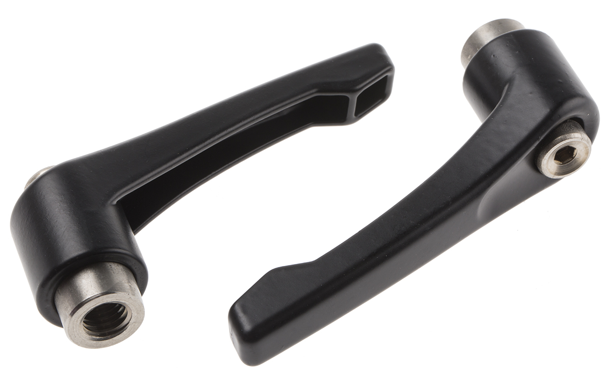 RS PRO Stainless Steel Clamping Lever, M10 x 12 mm