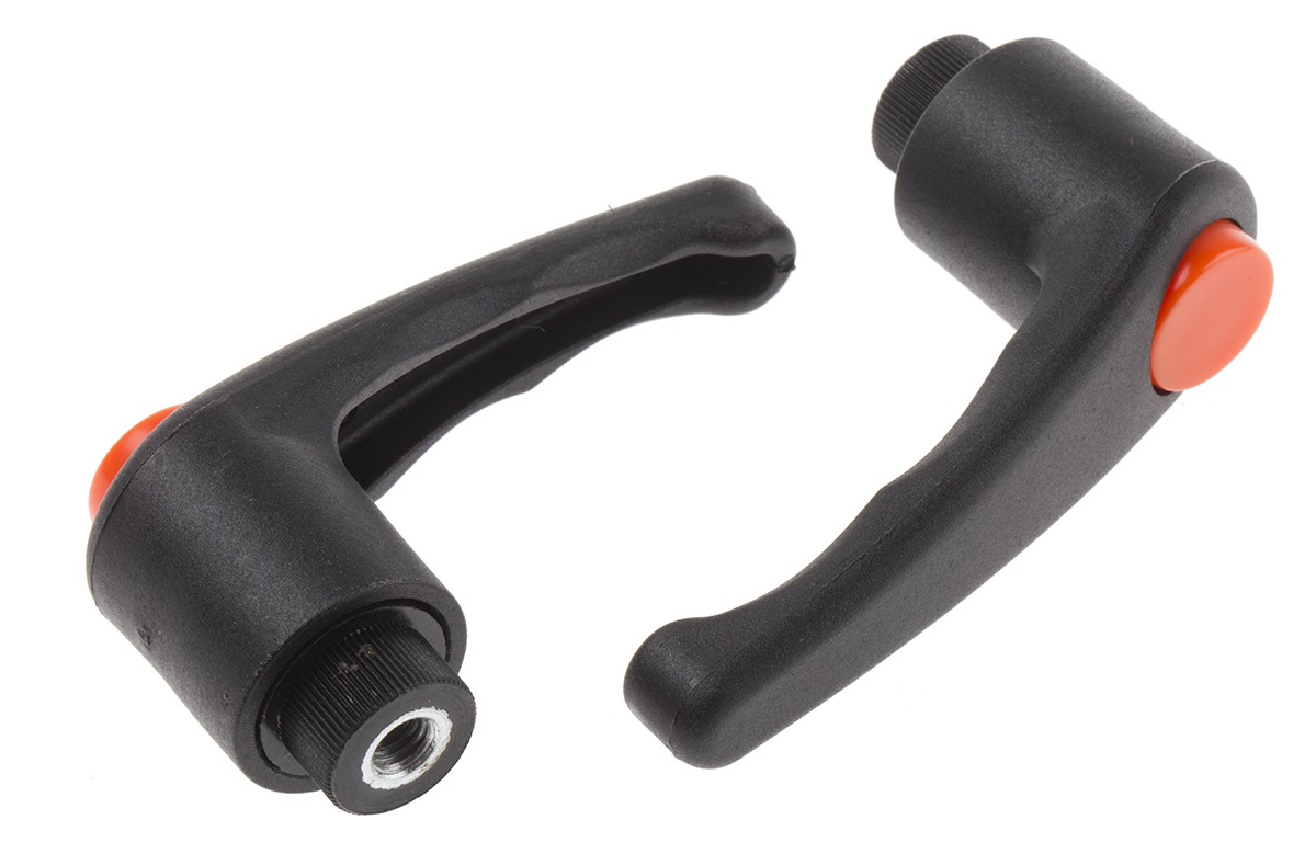 RS PRO Steel Clamping Lever, M6 x 12 mm