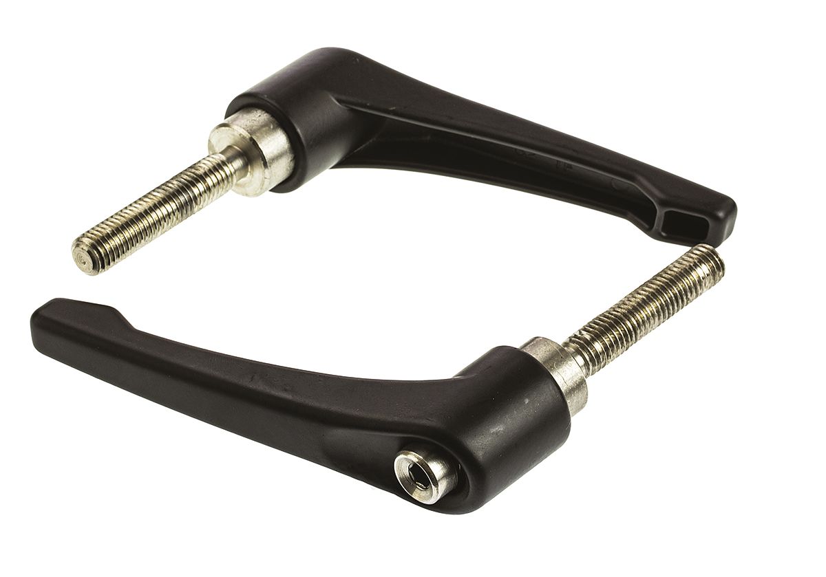 RS PRO Steel Clamping Lever, M10 x 50 mm