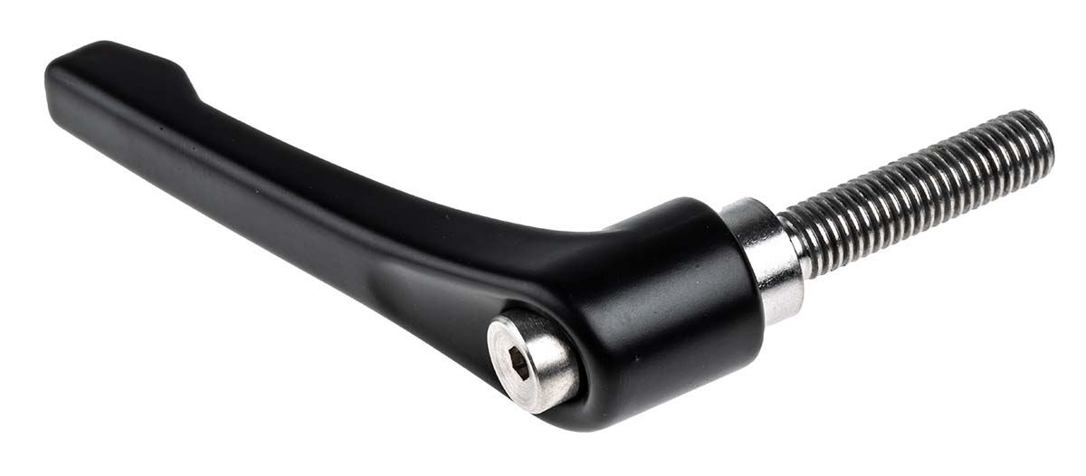 RS PRO Stainless Steel Clamping Lever, M10 x 40 mm