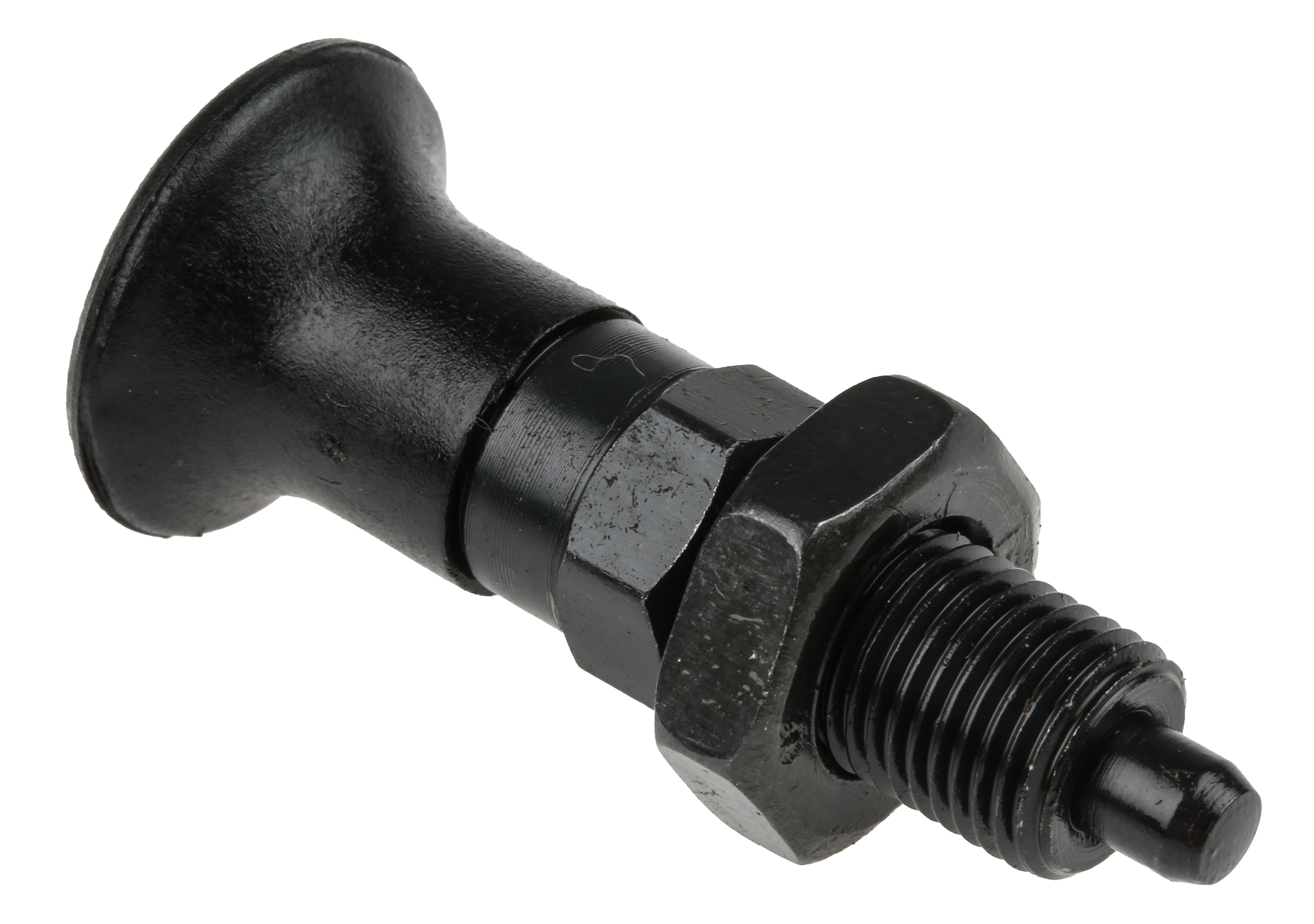 RS PRO Stainless Steel M10 x 1 mm Index Plunger, 51 mm Long