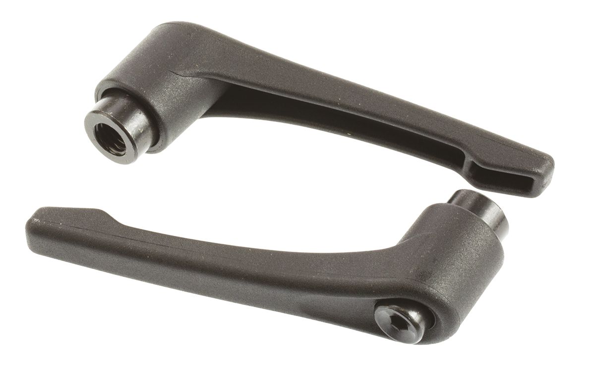 RS PRO Steel Clamping Lever, M10 x 14 mm