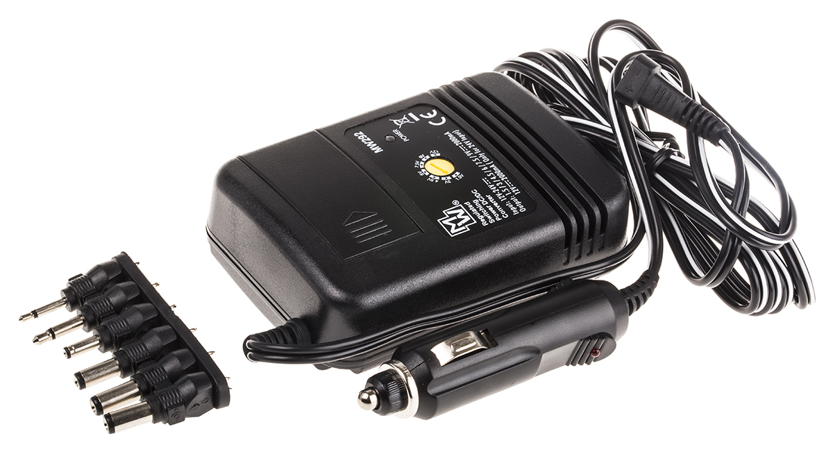 Minwa Car Charger Plug-In Max Input 24V dc Max Output 12V dc, 2 A