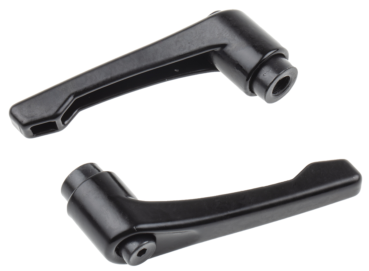 RS PRO Steel Clamping Lever, M8 x 10 mm