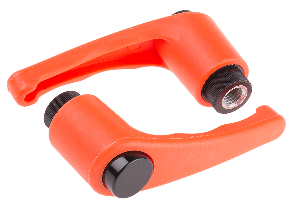 RS PRO Steel Clamping Lever, M10 x 18 mm
