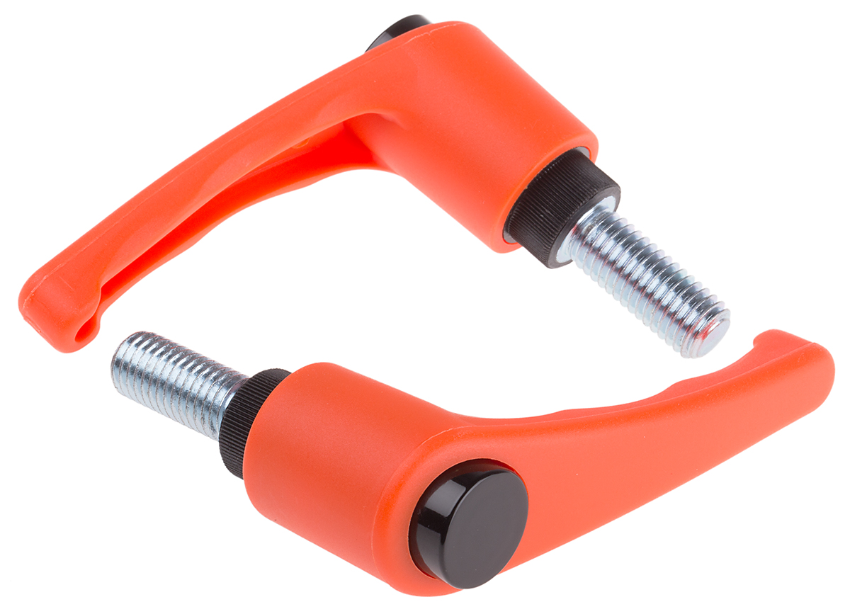 RS PRO Clamping Lever, M12 x 30 mm