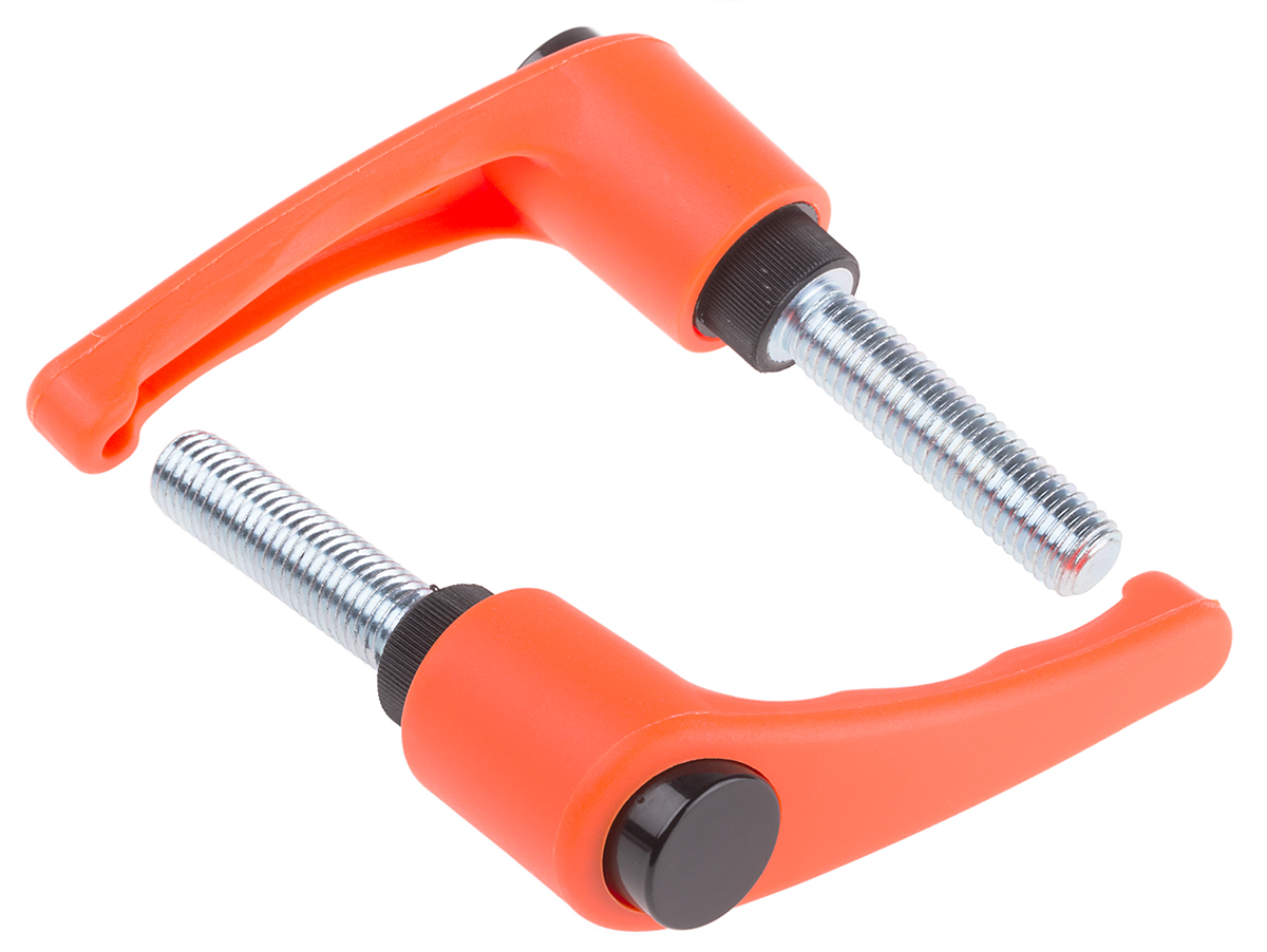 RS PRO Clamping Lever, M12 x 50 mm