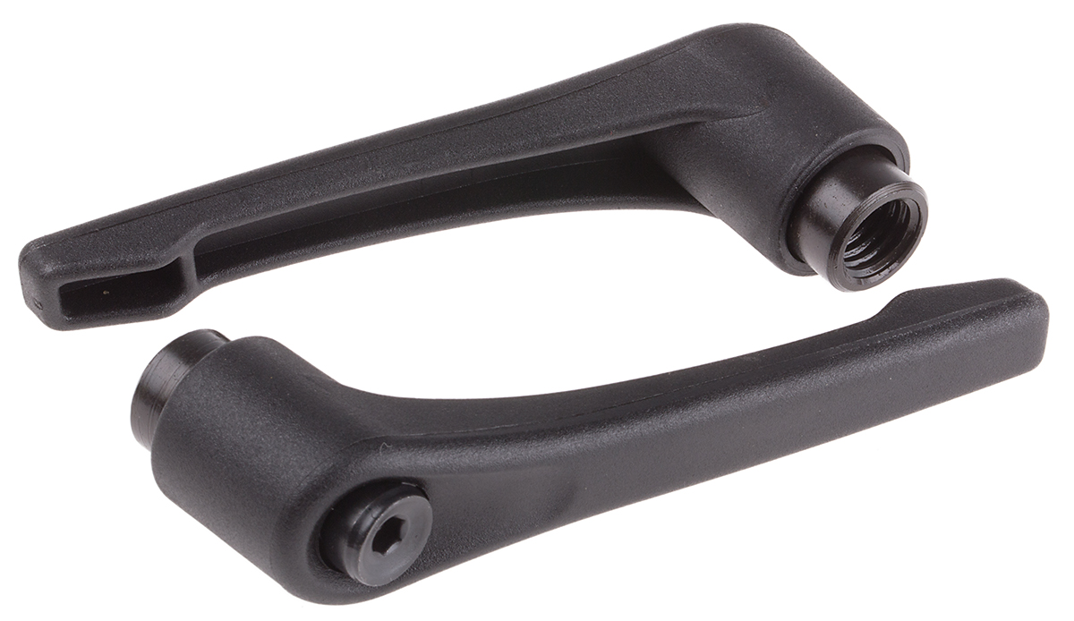 RS PRO Steel Clamping Lever, M12 x 12 mm